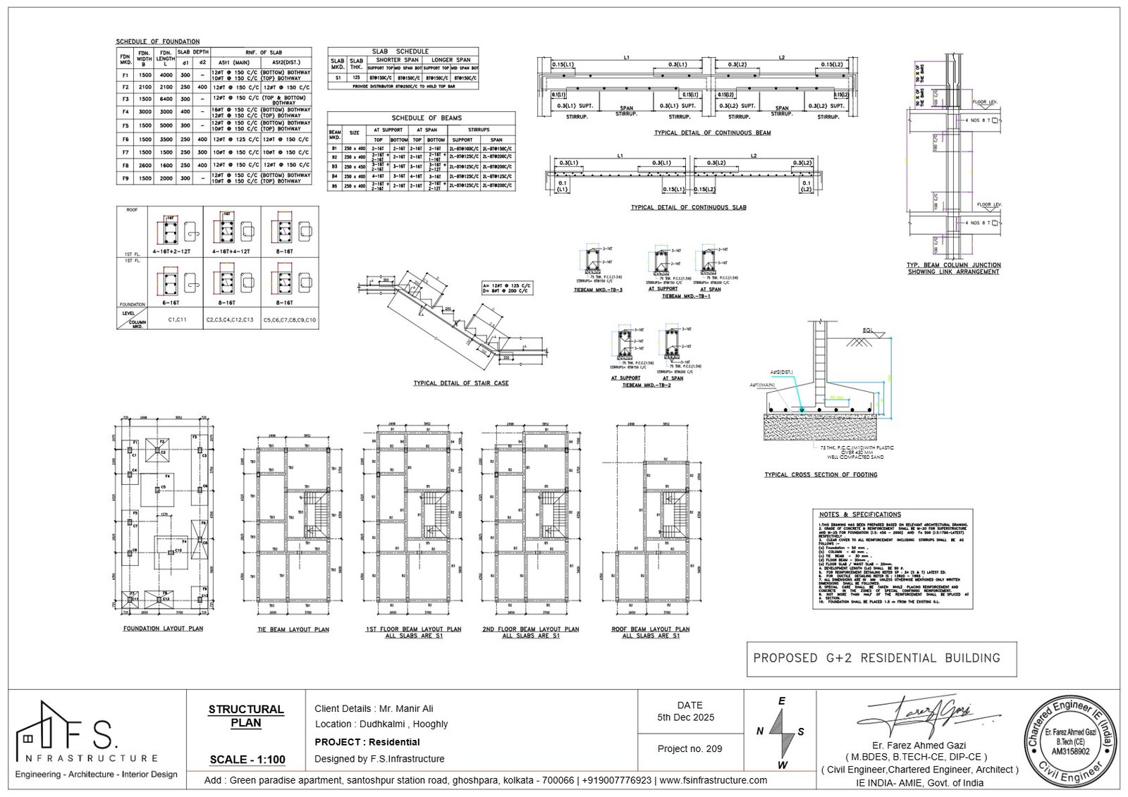 Structural Plan and Design