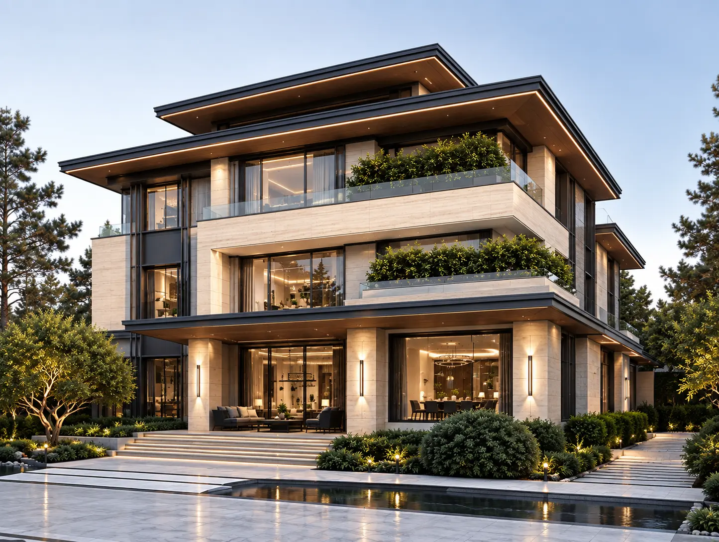 Modern architecture exterior by F.S. Infrastructure Kolkata