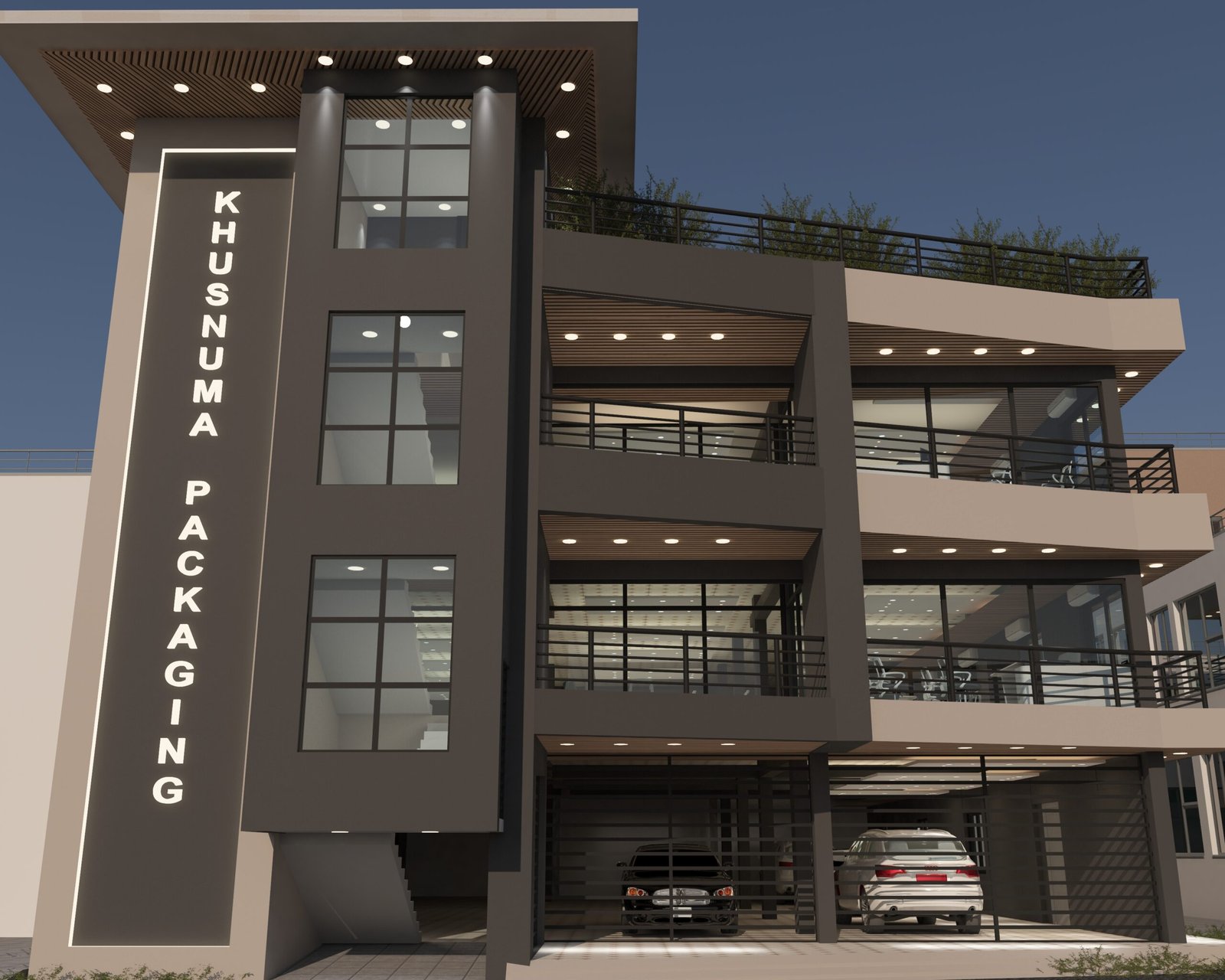 Khushnuma Packaging Corporate Office Exterior Architecture