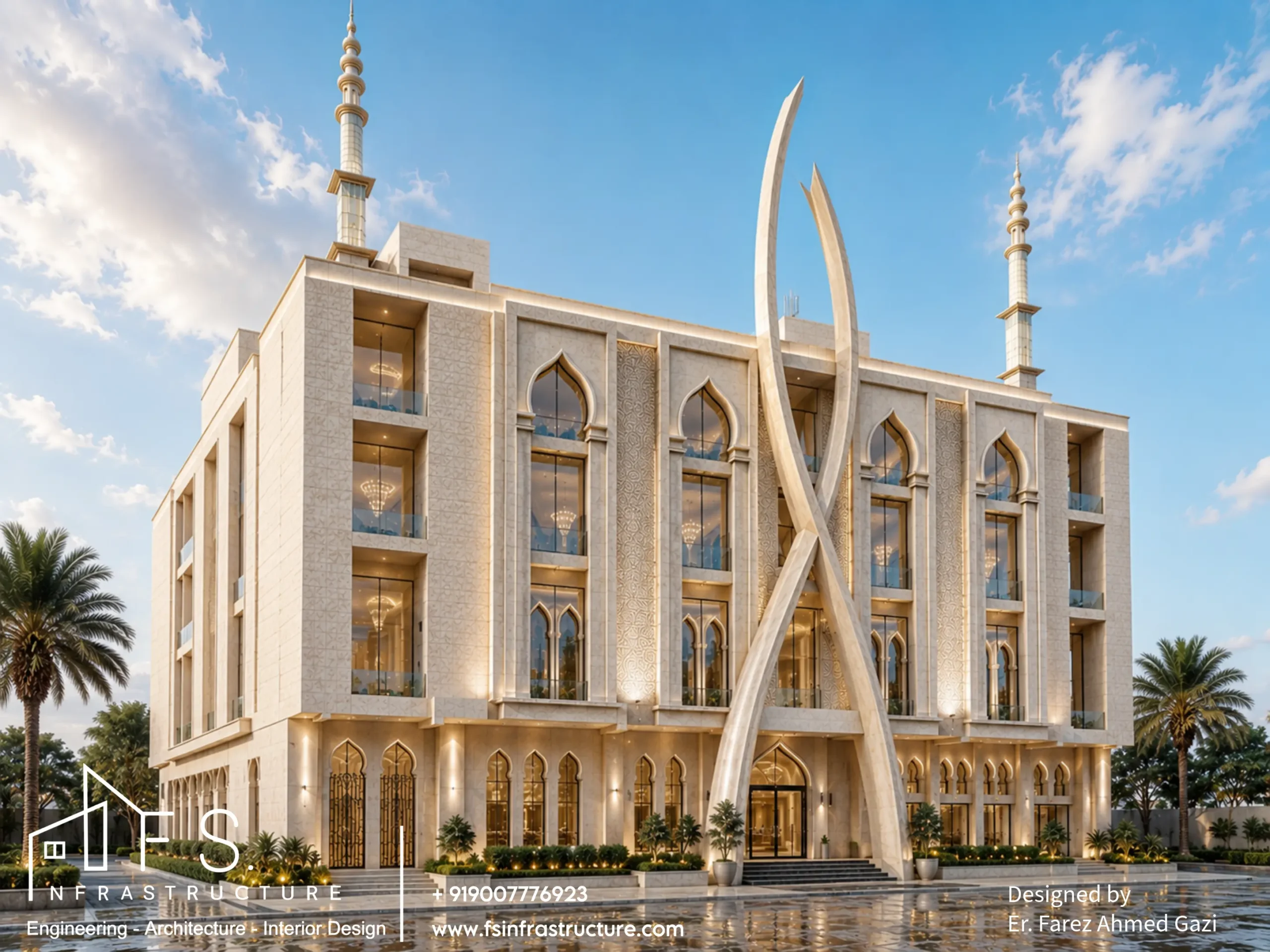 Sk. Para Markaz Mosque Religious Architecture Design