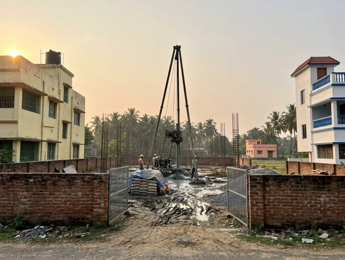 Khan's Mansion — Stage 01 · Piling foundation