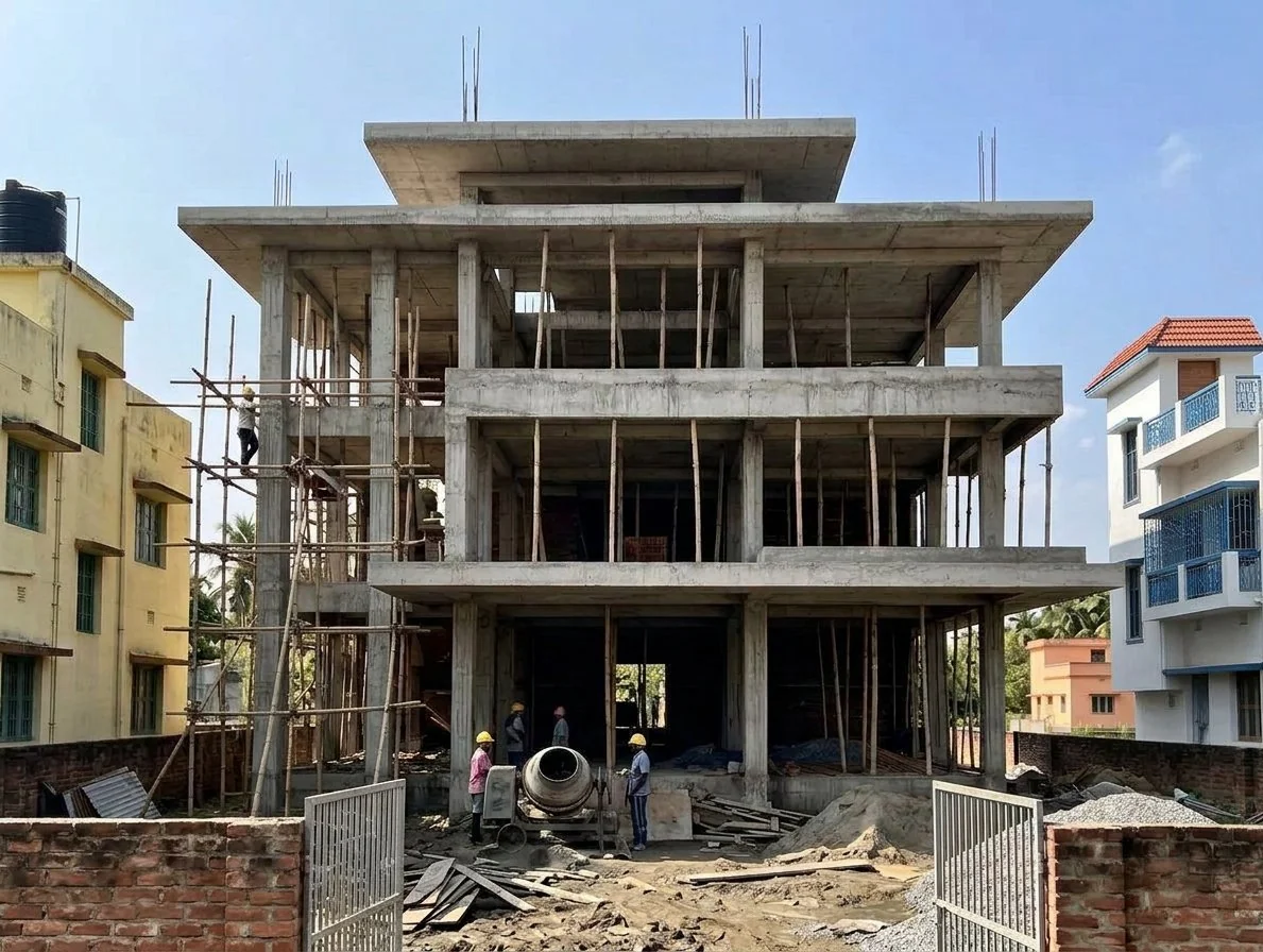 Final construction execution on-site