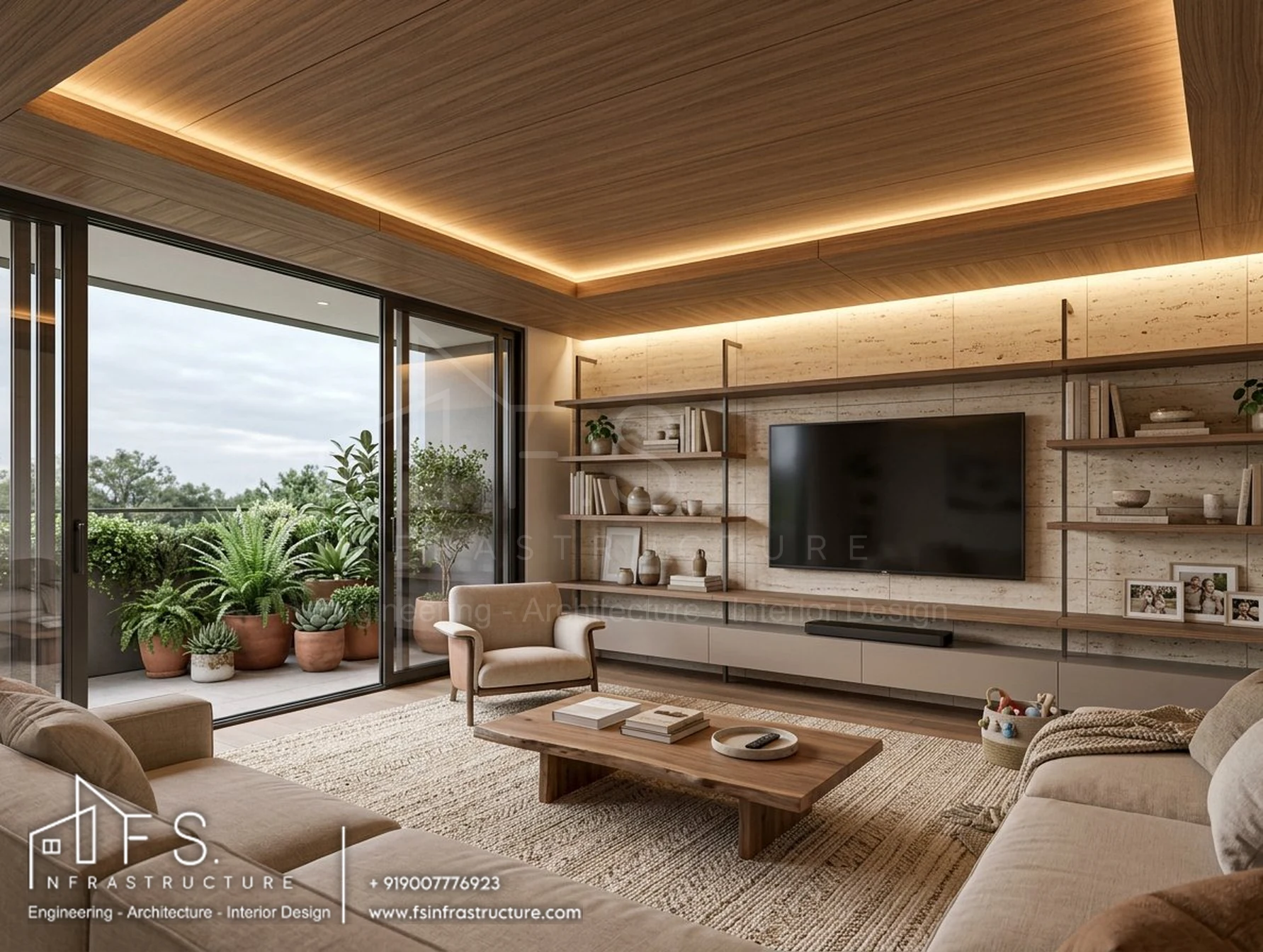 Khan's Mansion — Family lounge · Wide view