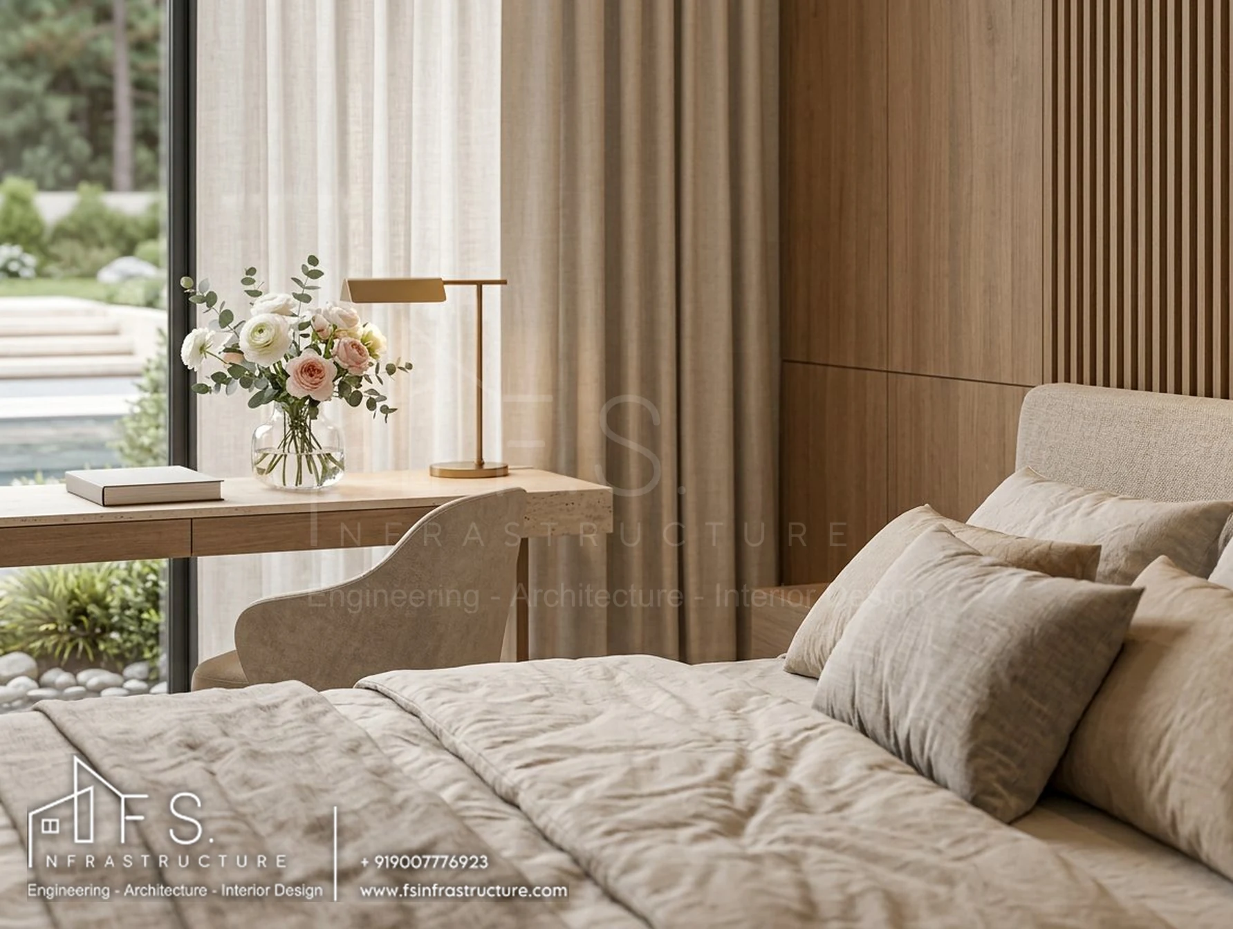 Khan's Mansion — Guest bedroom · Detail