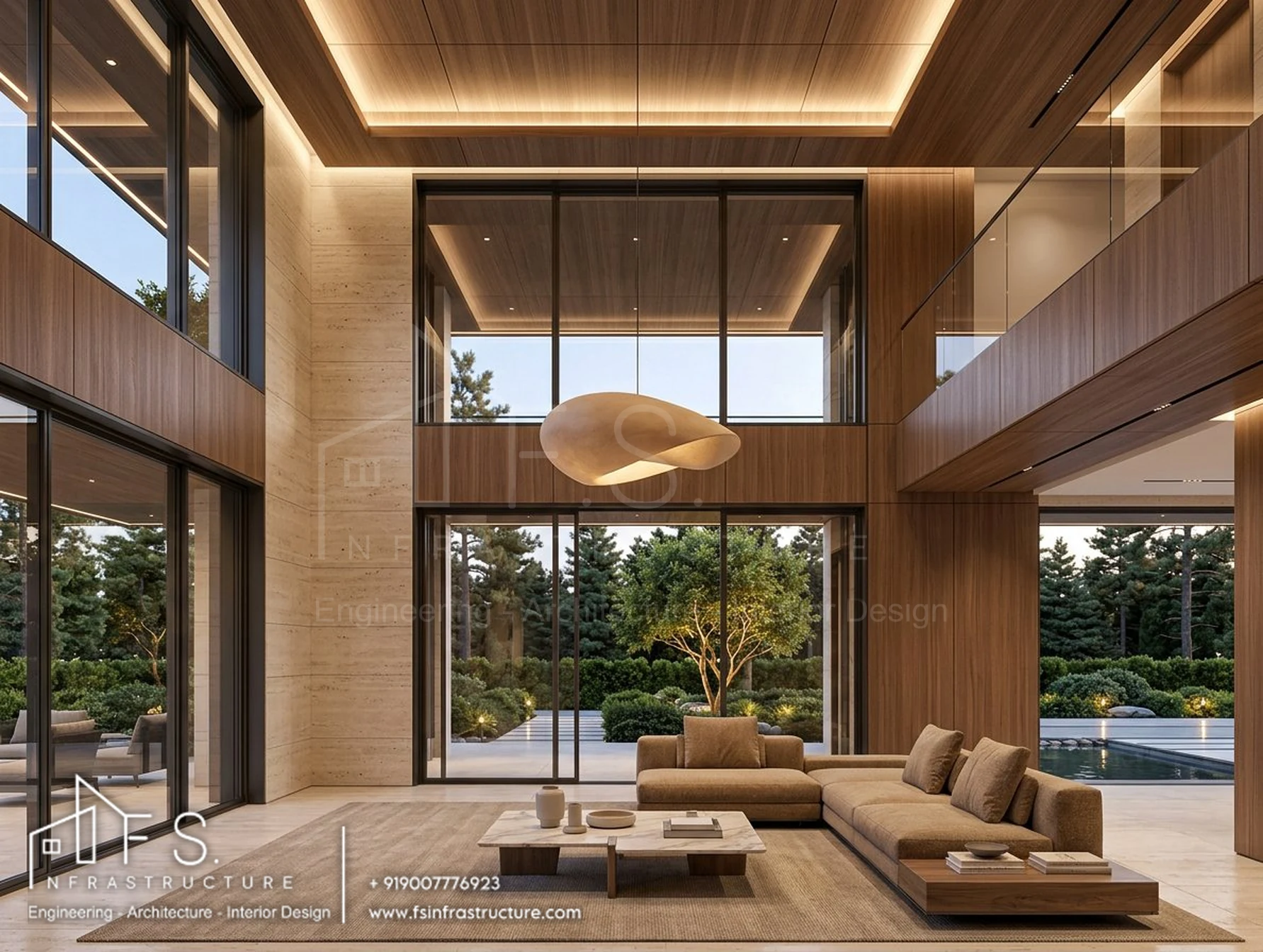 Khan's Mansion — Living room · Wide view