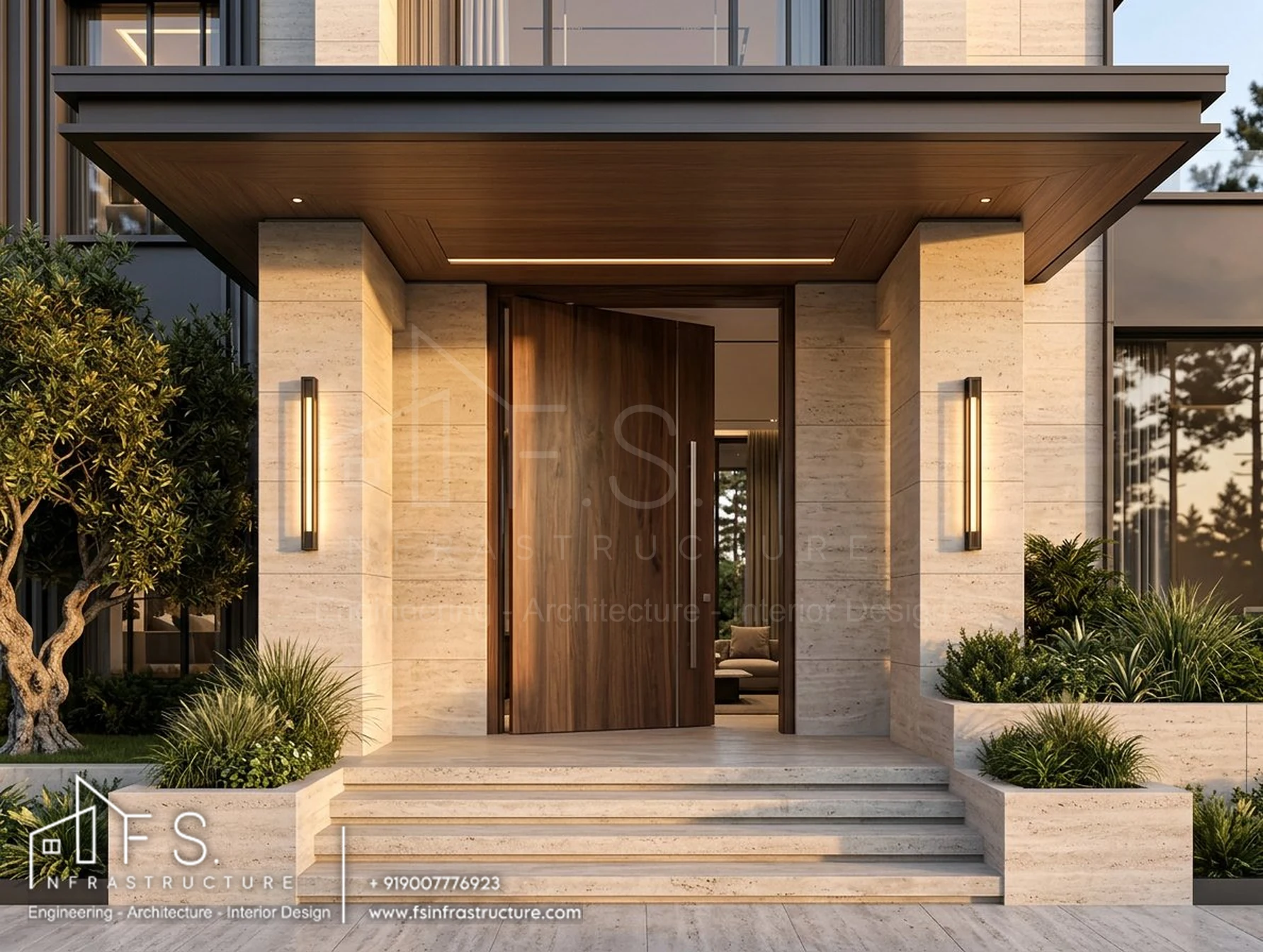 Khan's Mansion — Main entrance