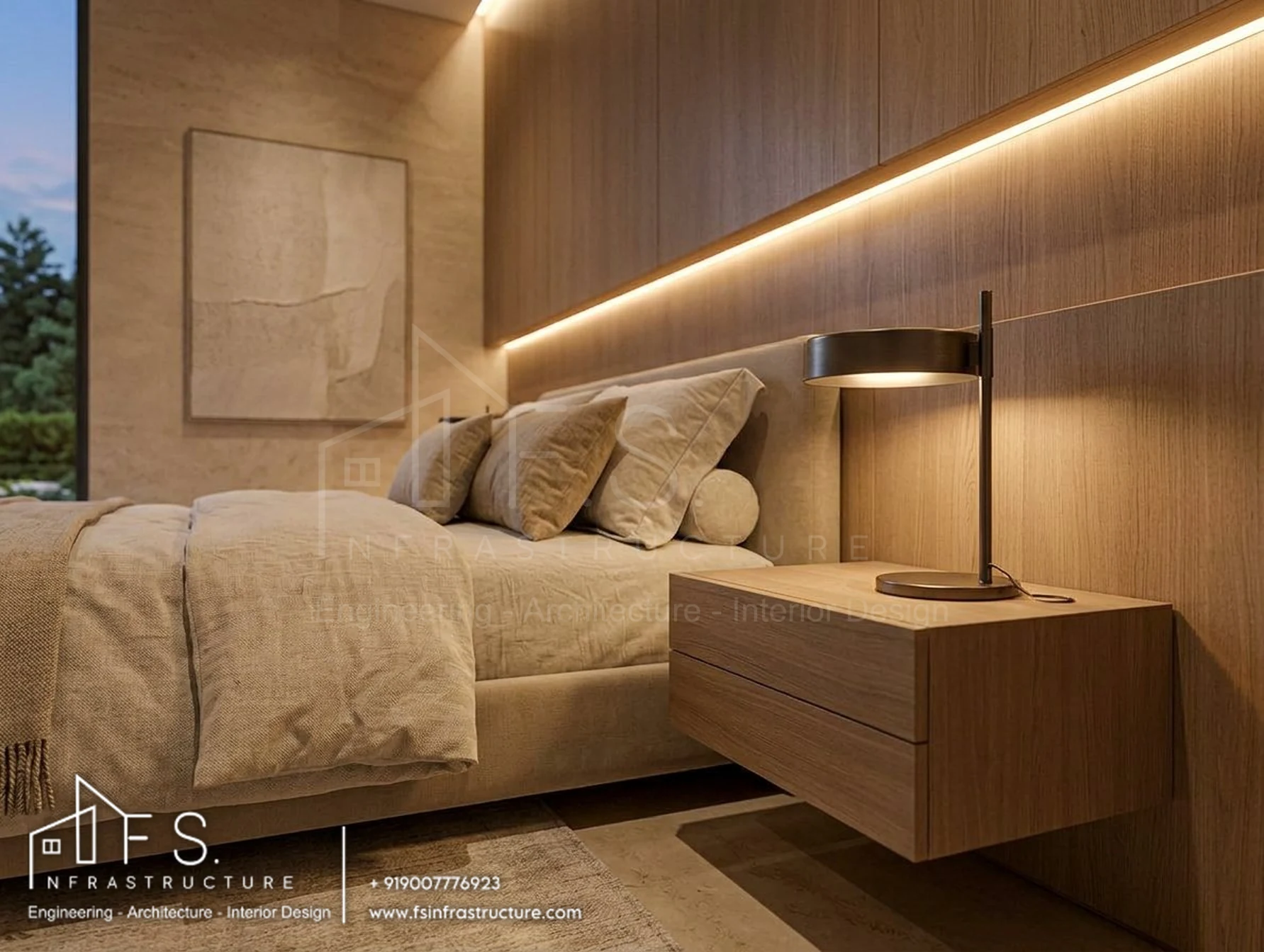 Khan's Mansion — Master bedroom · Detail