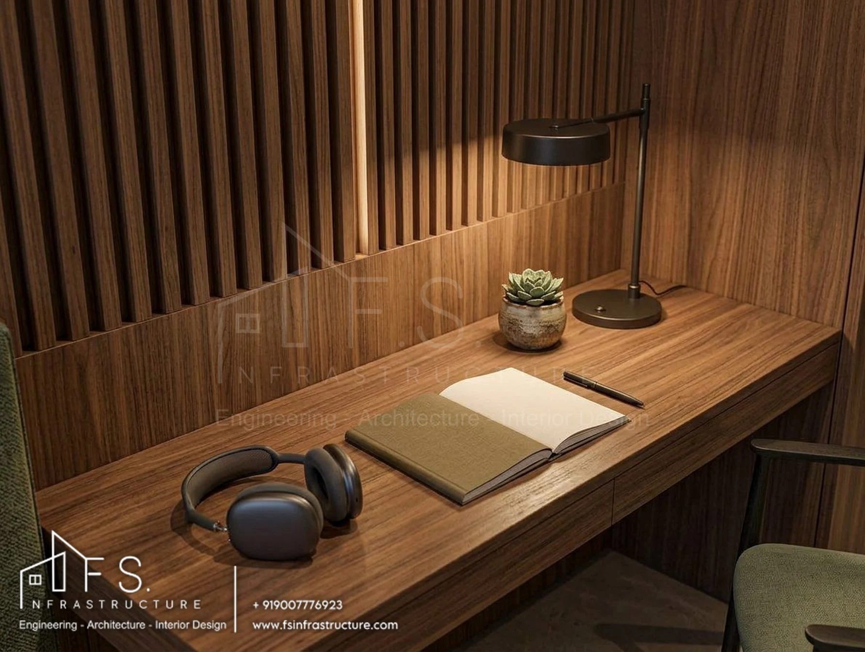 Khan's Mansion — Bedroom 3 · Desk detail