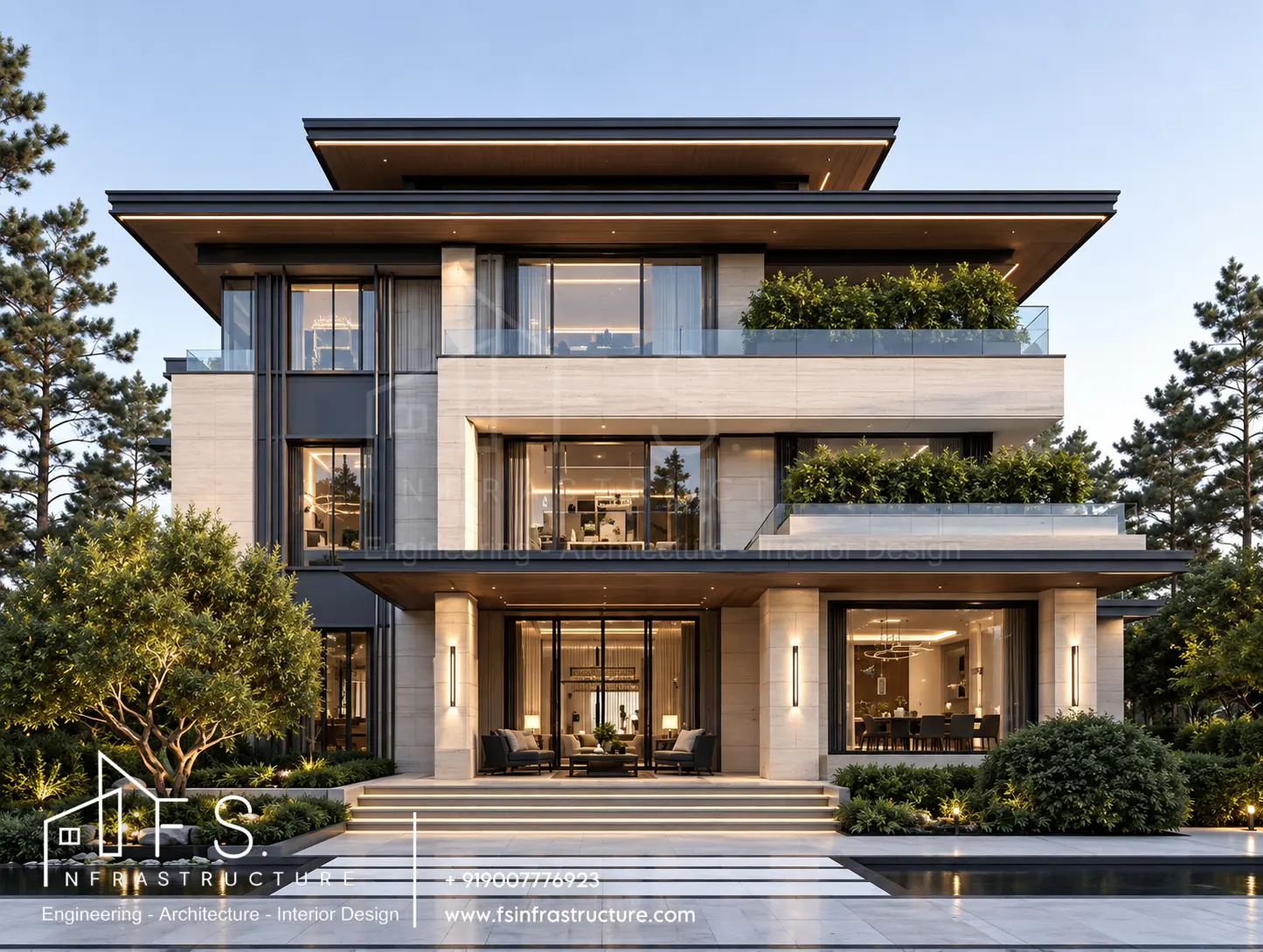 Khan's Mansion luxury residence by F.S. Infrastructure Kolkata