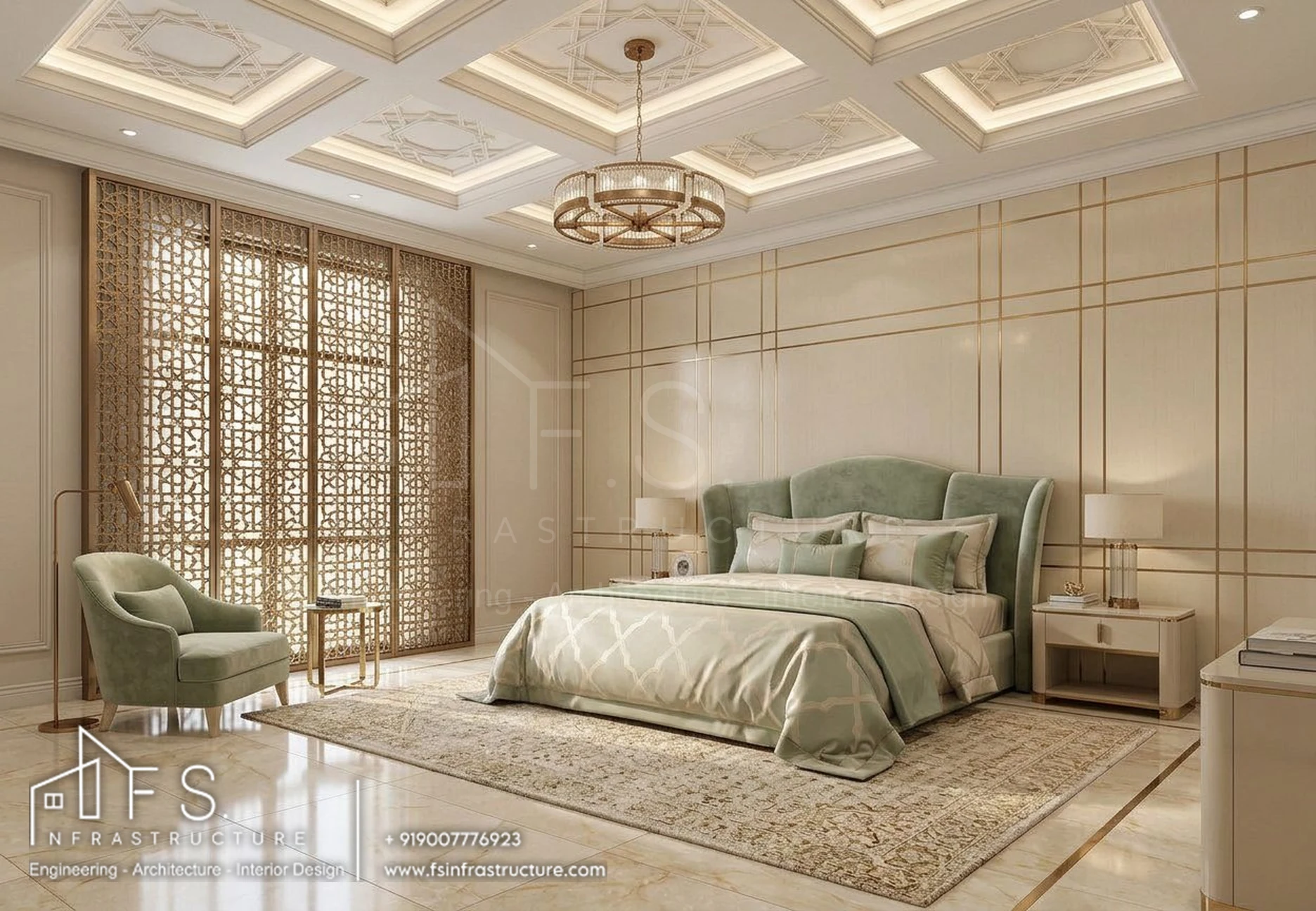 Avani Villa — Ensuite Bedroom Three · Wide view