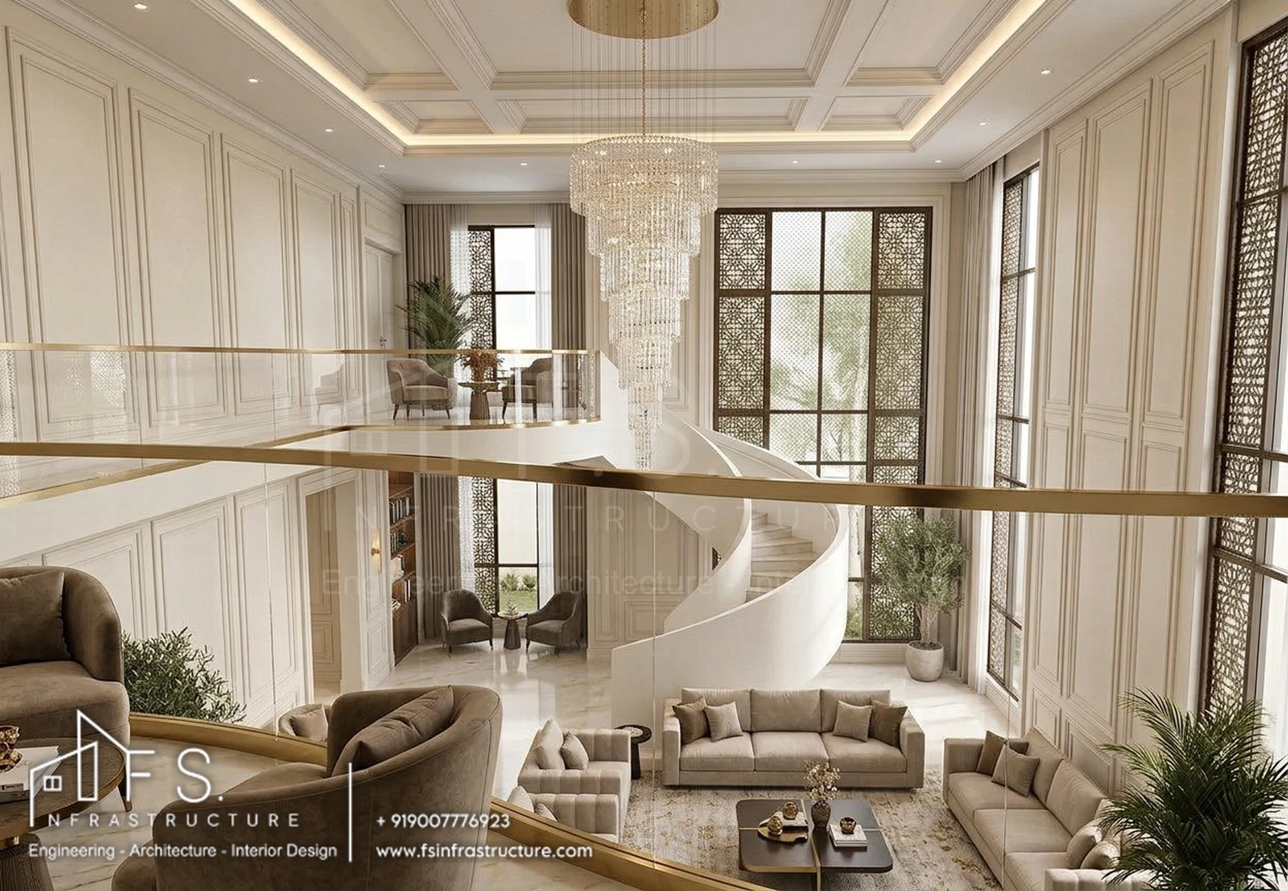 Avani Villa — Family Living Atrium · Alternate view