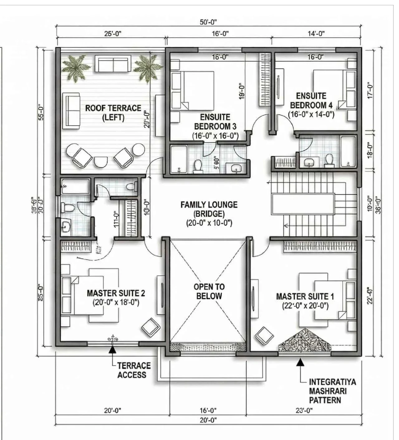 Avani Villa — First Floor — drawing