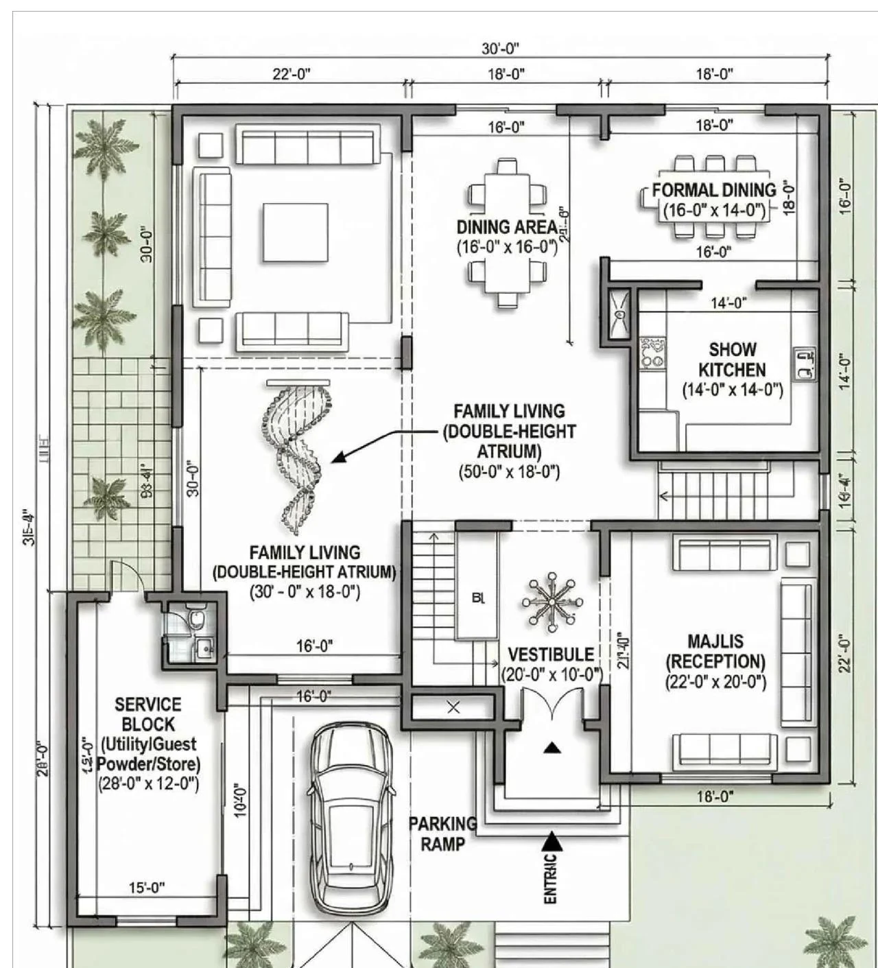 Avani Villa — Ground Floor — drawing