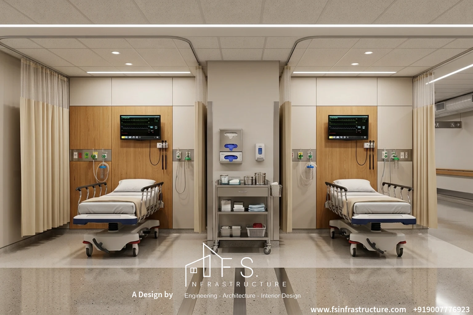 Citycare Hospital emergency triage bay interior