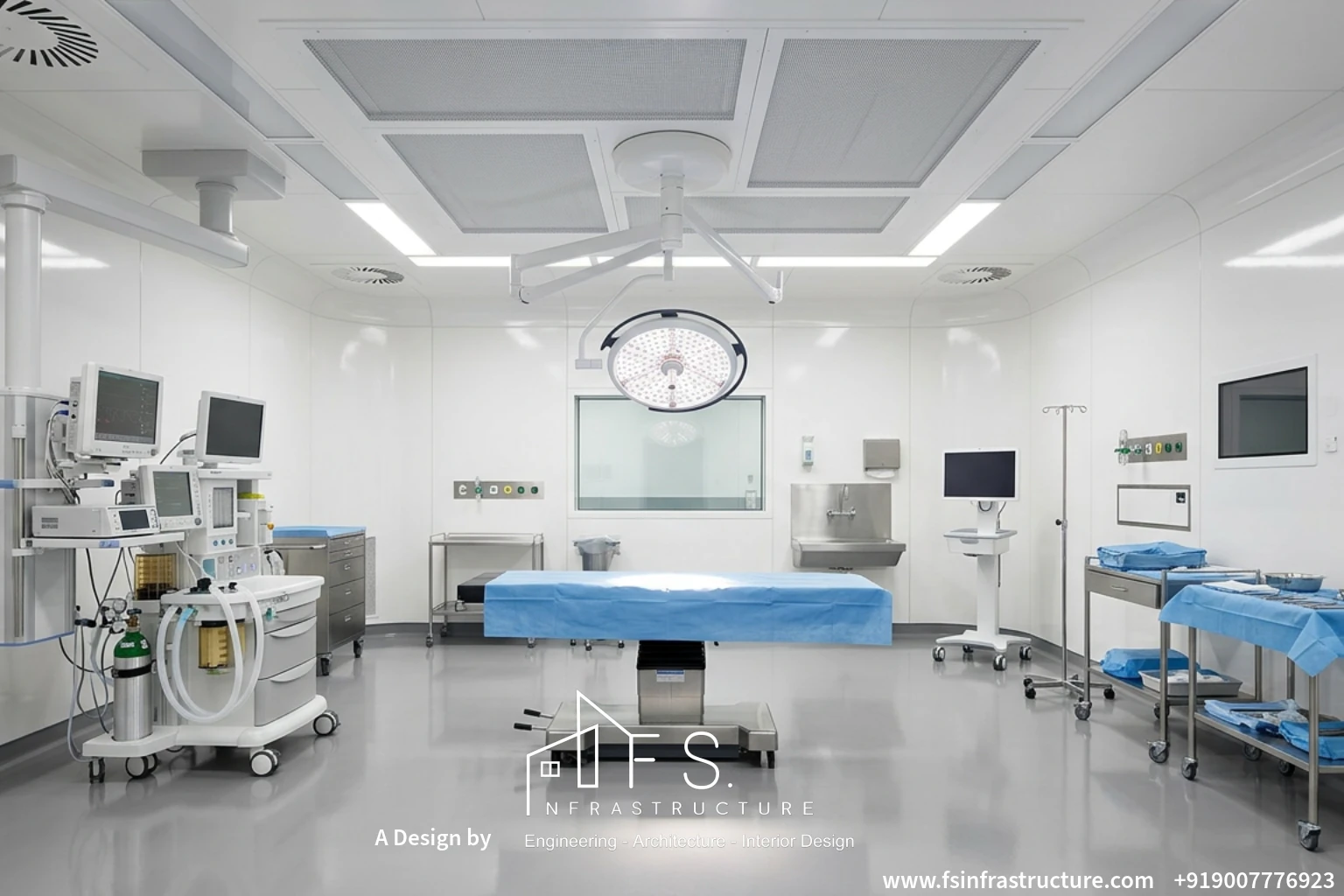 Citycare Hospital operation theatre clean room design