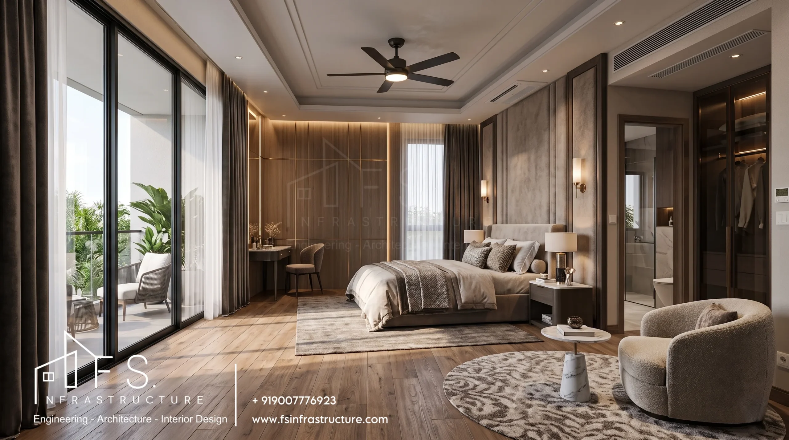 Luxury Master Bedroom interior design THE 42