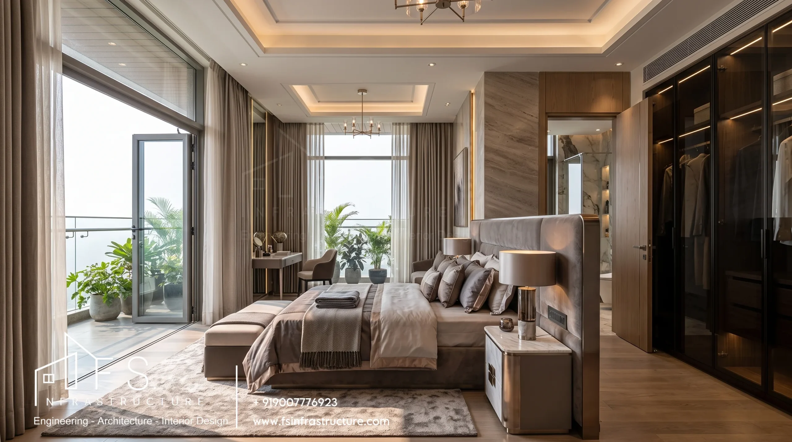 Luxury suite room interior design Kolkata