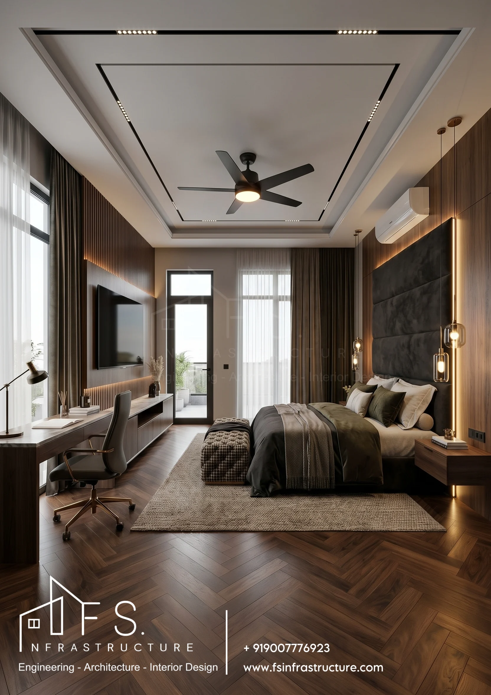 THE 42 luxury residential bedroom interior